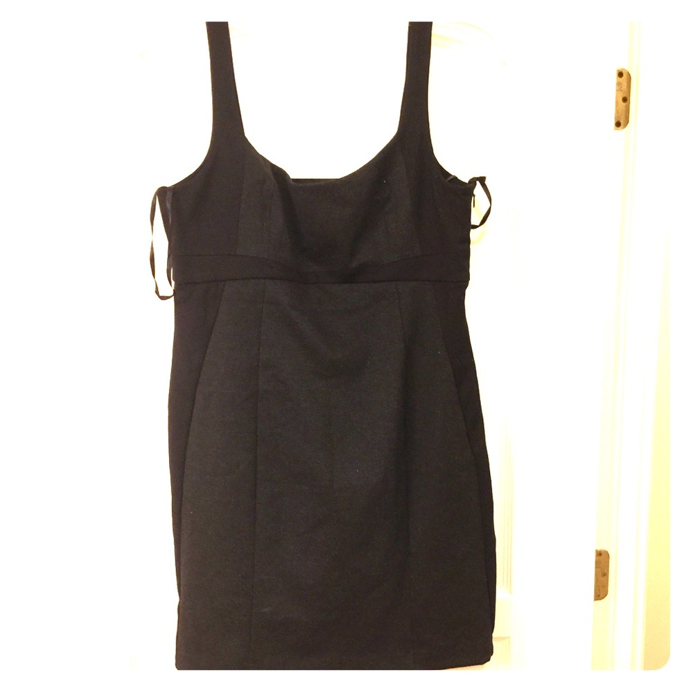 Black and Gray New York & Company Mini Dress